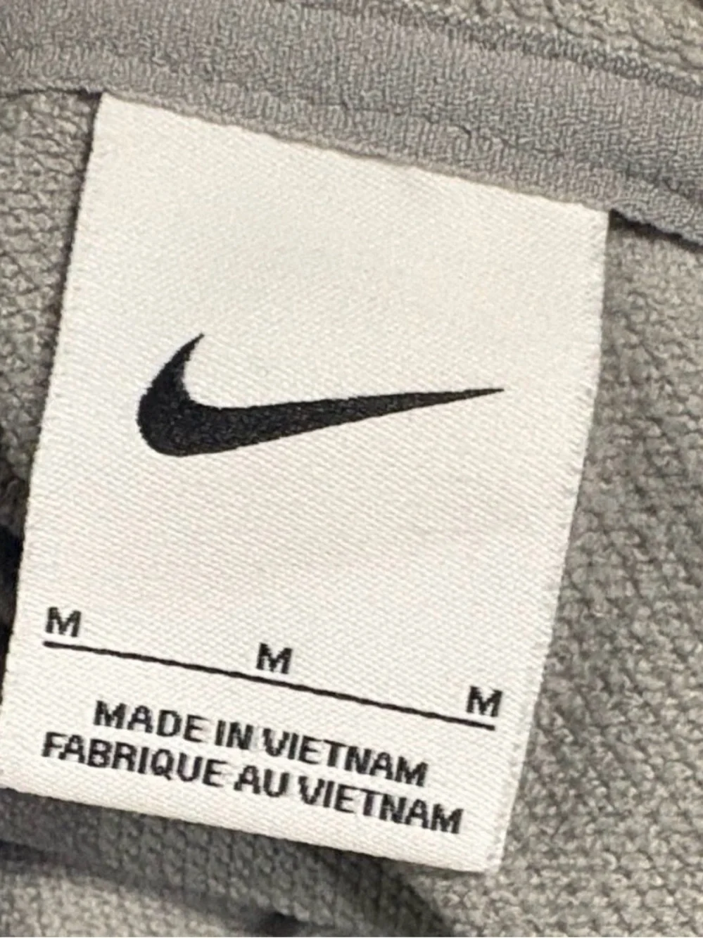 Nike Light Gray Leopard Print Hoodie